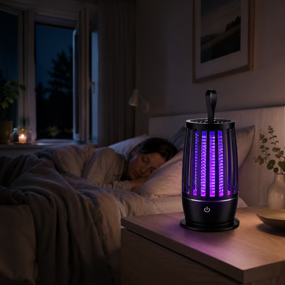 2-in-1 Bug Zapper with UV Light & Night Light